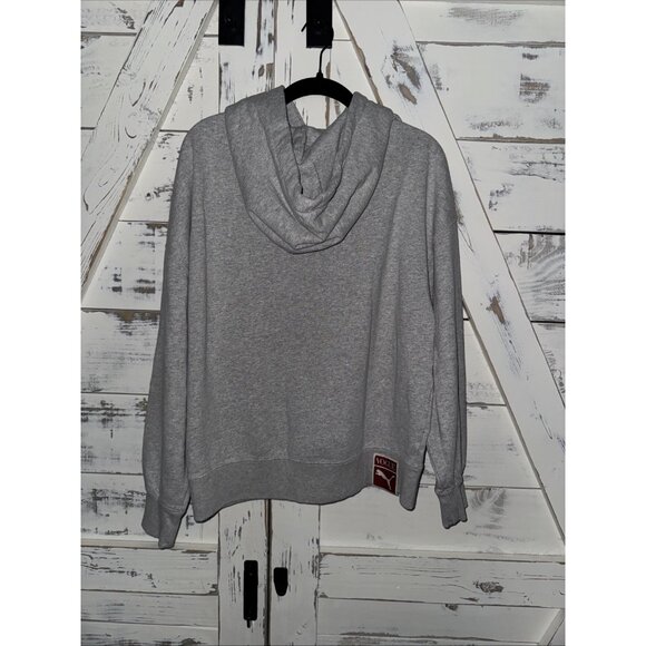 Puma X Vogue Hoodie Unisex Logo Embroidered Heather Gray Style : 536691 NWT - Picture 11 of 12